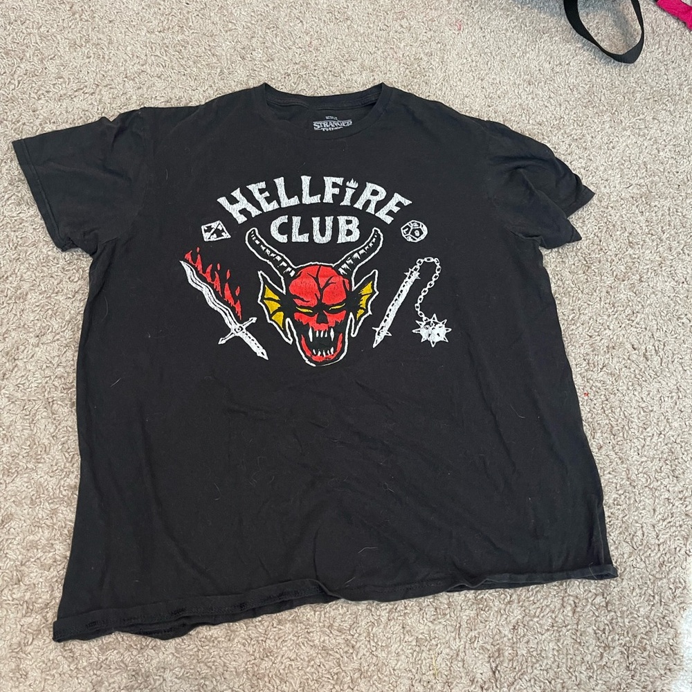 Netflix Stranger Things Charcoal Tee